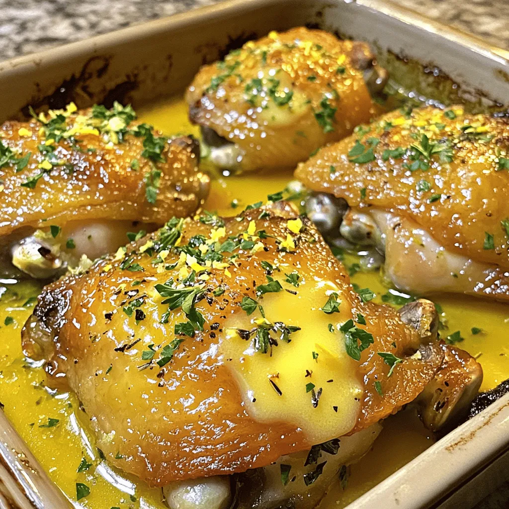 Garlic Butter Baked Chicken Thighs Flavorful Delight