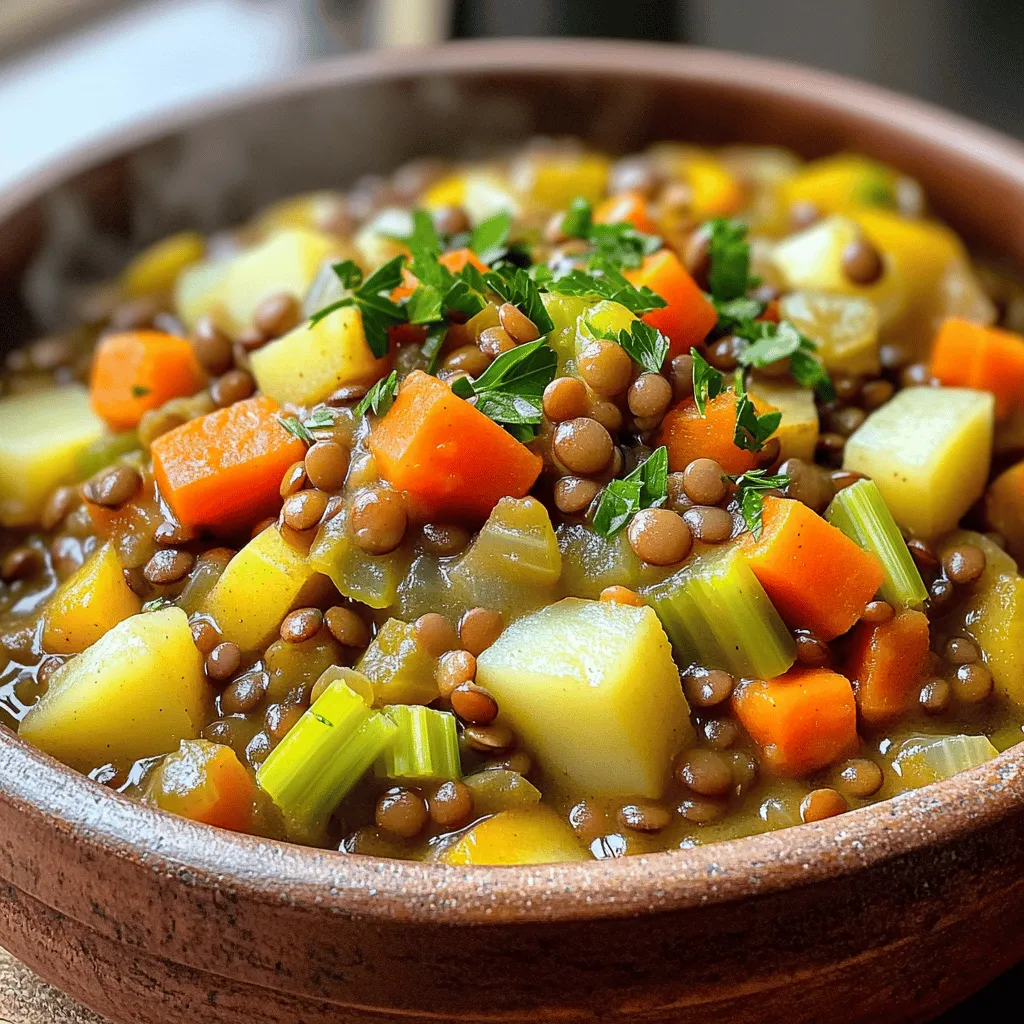 Vegetable Lentil Stew Hearty and Nutritious Comfort Food