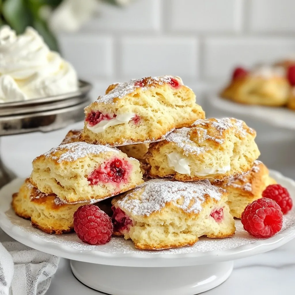 Raspberry White Chocolate Scones Delightful and Easy