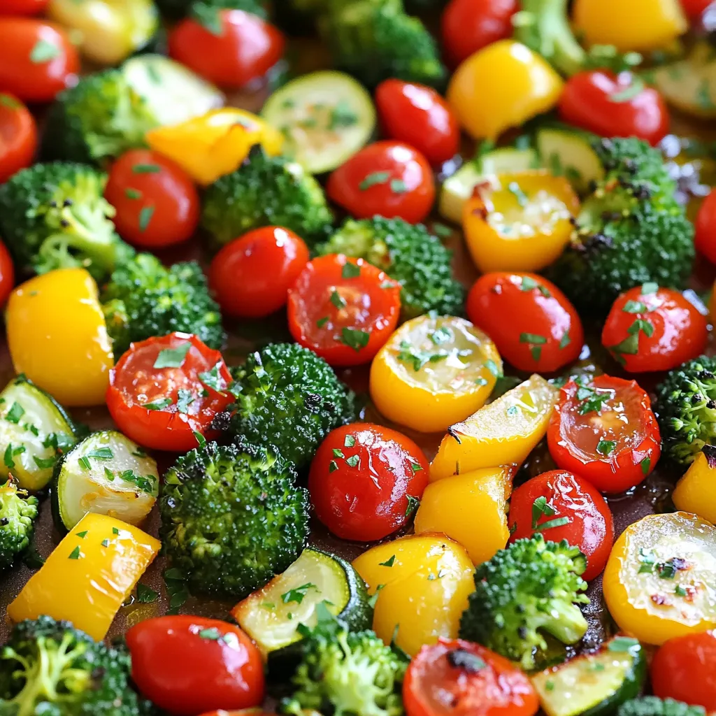Sheet Pan Garlic Herb Veggie Medley Simple Delight