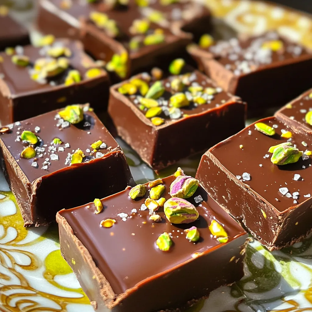 No Bake Chocolate Pistachio Fudge Easy Delightful Treat