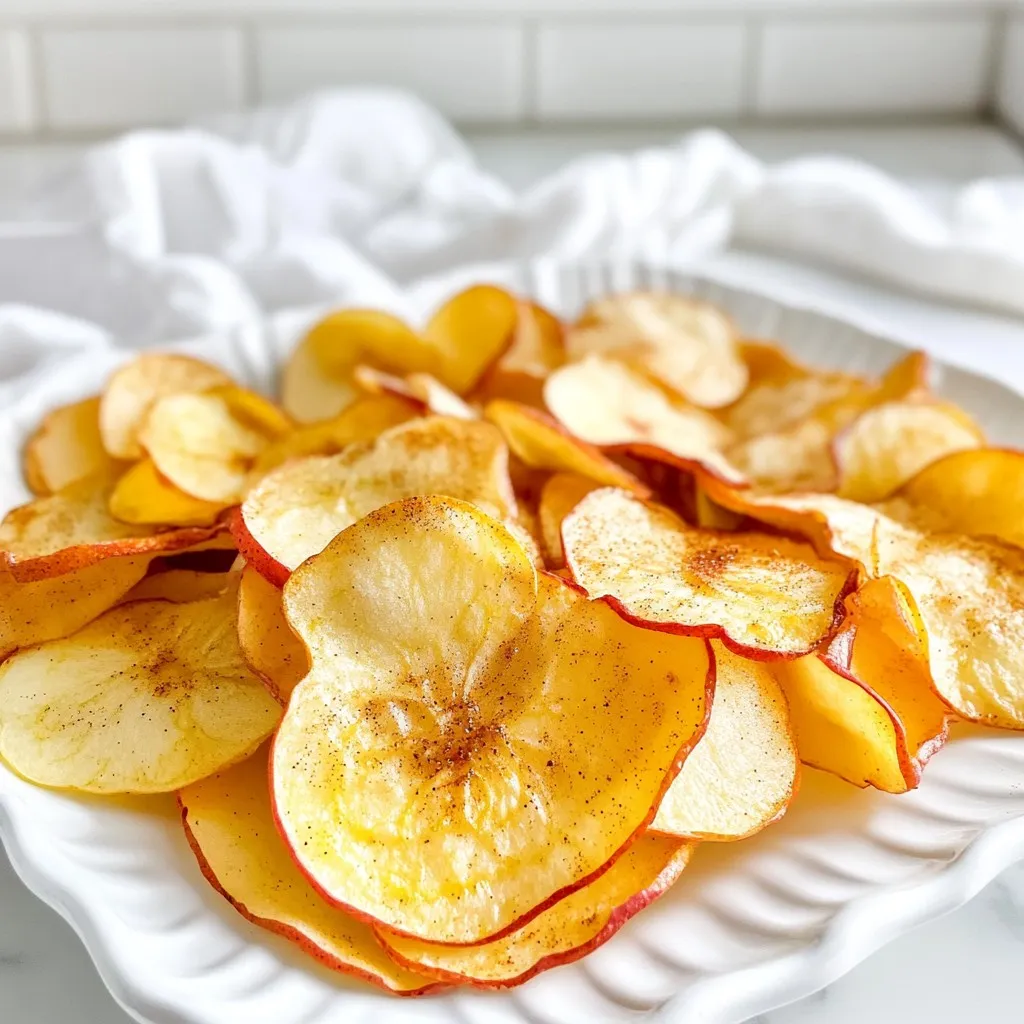 Air Fryer Apple Chips Crispy and Healthy Snack