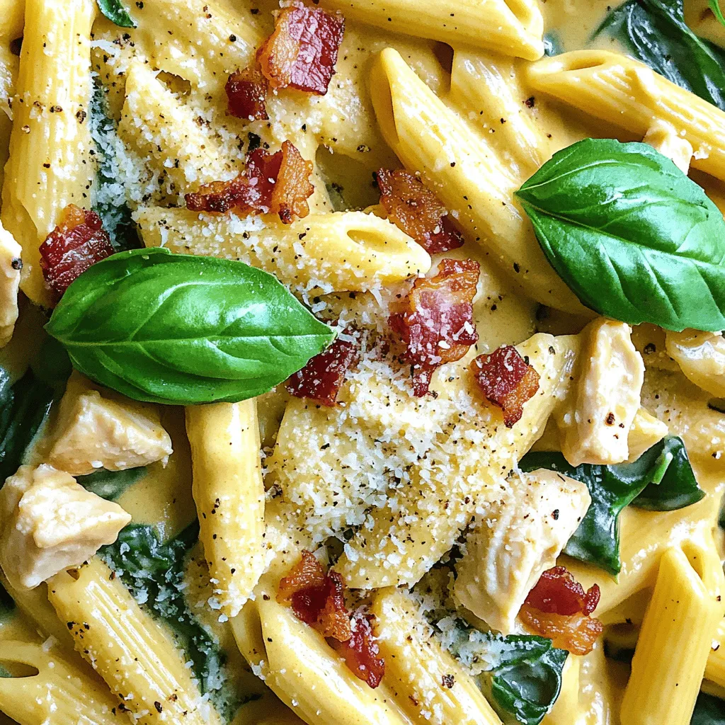 Creamy Chicken and Bacon Pasta Quick Family Delight