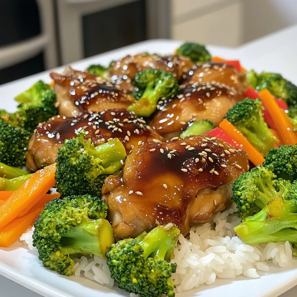 Teriyaki Chicken &#038; Broccoli Sheet Pan Delight