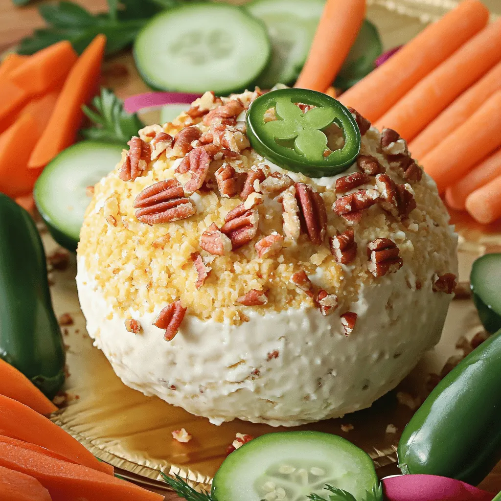Bacon Ranch Jalapeno Cheeseball Irresistible Party Snack