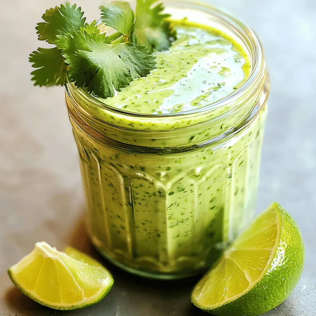 Creamy Cilantro Lime Dressing Simple and Fresh Recipe
