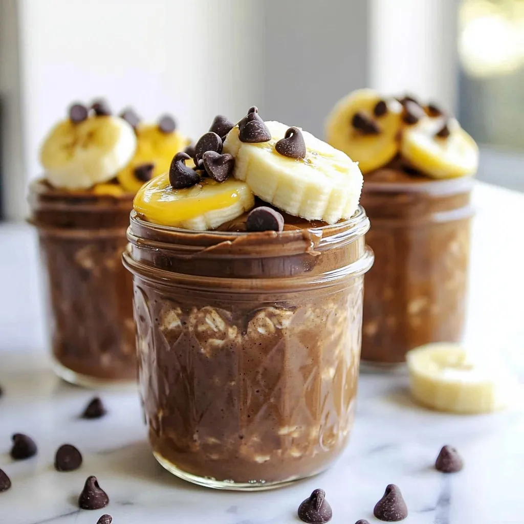 Chocolate Peanut Butter Overnight Oats Quick Recipe