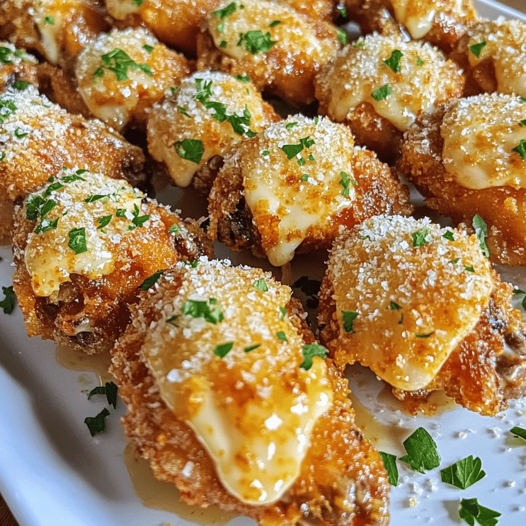 Garlic Parmesan Wings Delicious Homemade Recipe