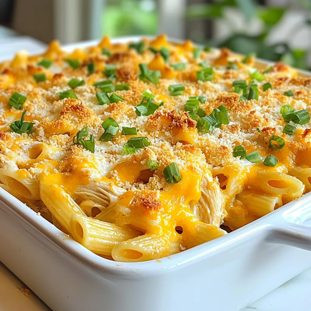 Buffalo Ranch Pasta Bake Simple and Flavorful Dish