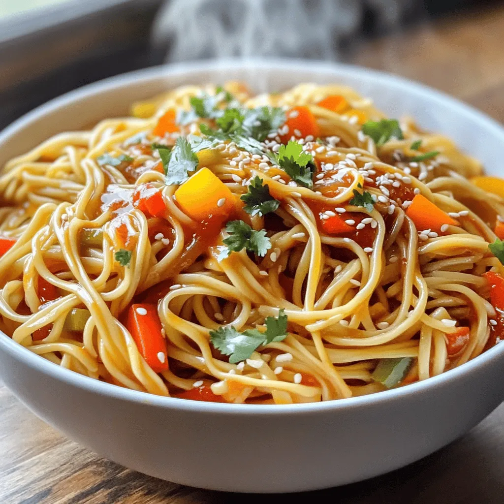 Chili Garlic Noodles Delightful and Simple Recipe