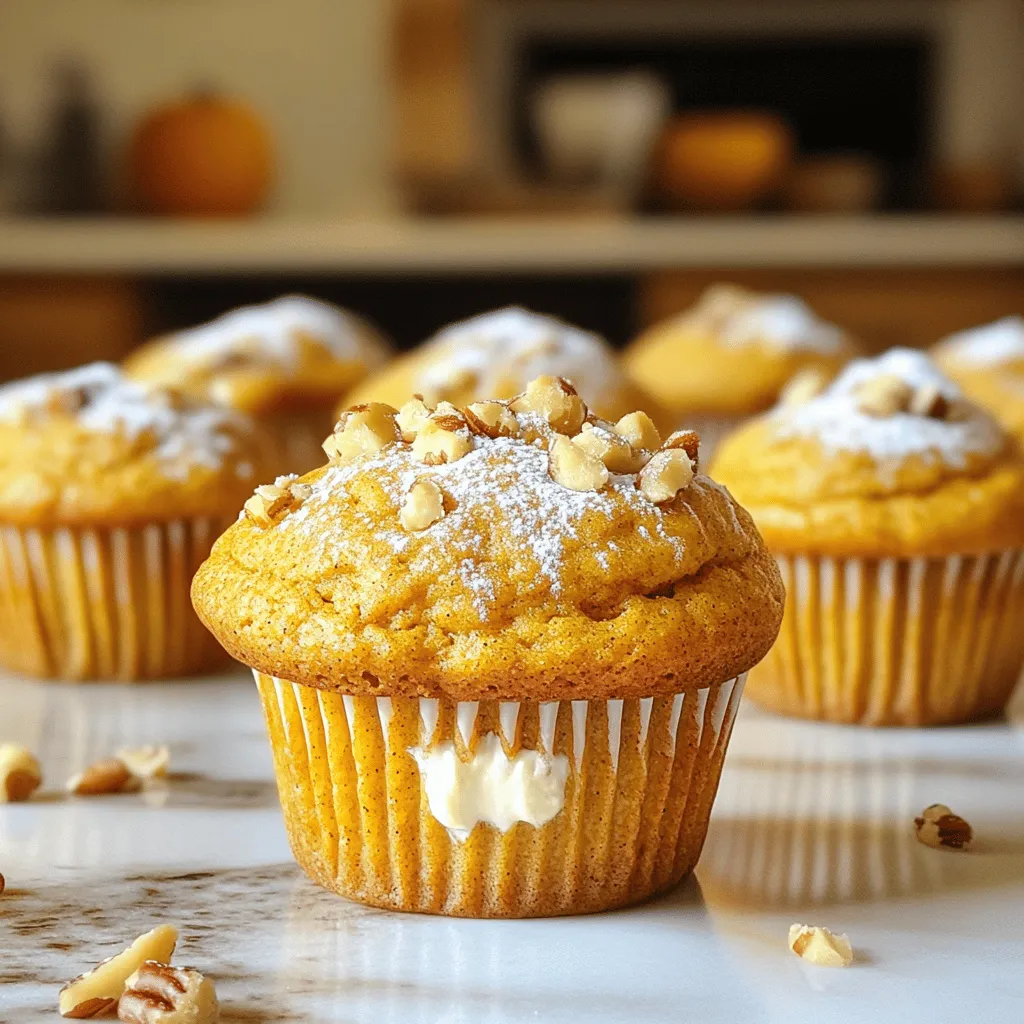 Pumpkin Spice Cream Cheese Muffins Delightfully Easy
