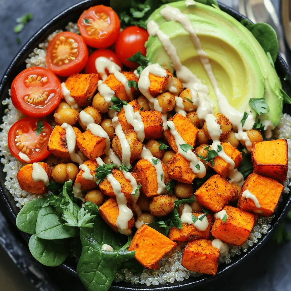 Sweet Potato Chickpea Buddha Bowl Delightful Recipe