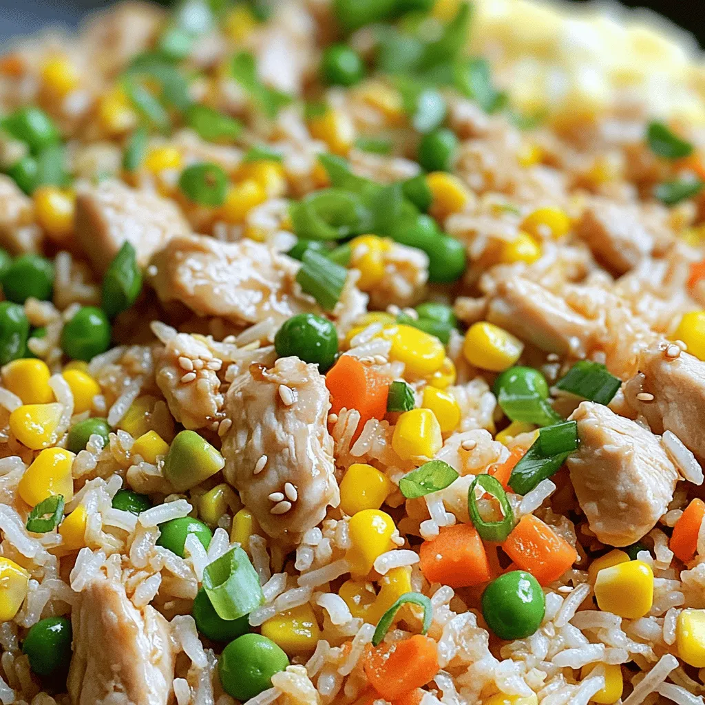 Easy Chicken Fried Rice Simple and Flavorful Meal