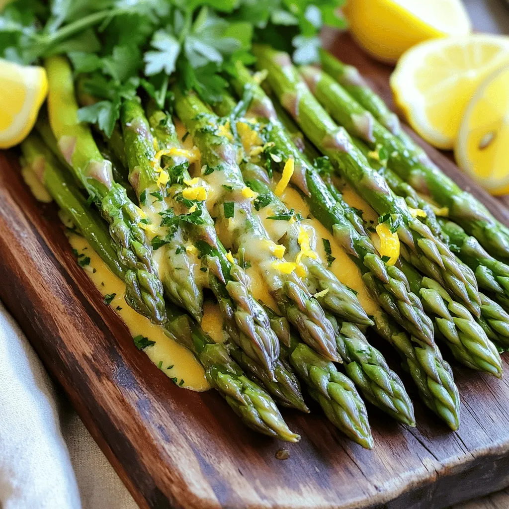 Lemon Butter Asparagus Delightful and Simple Recipe