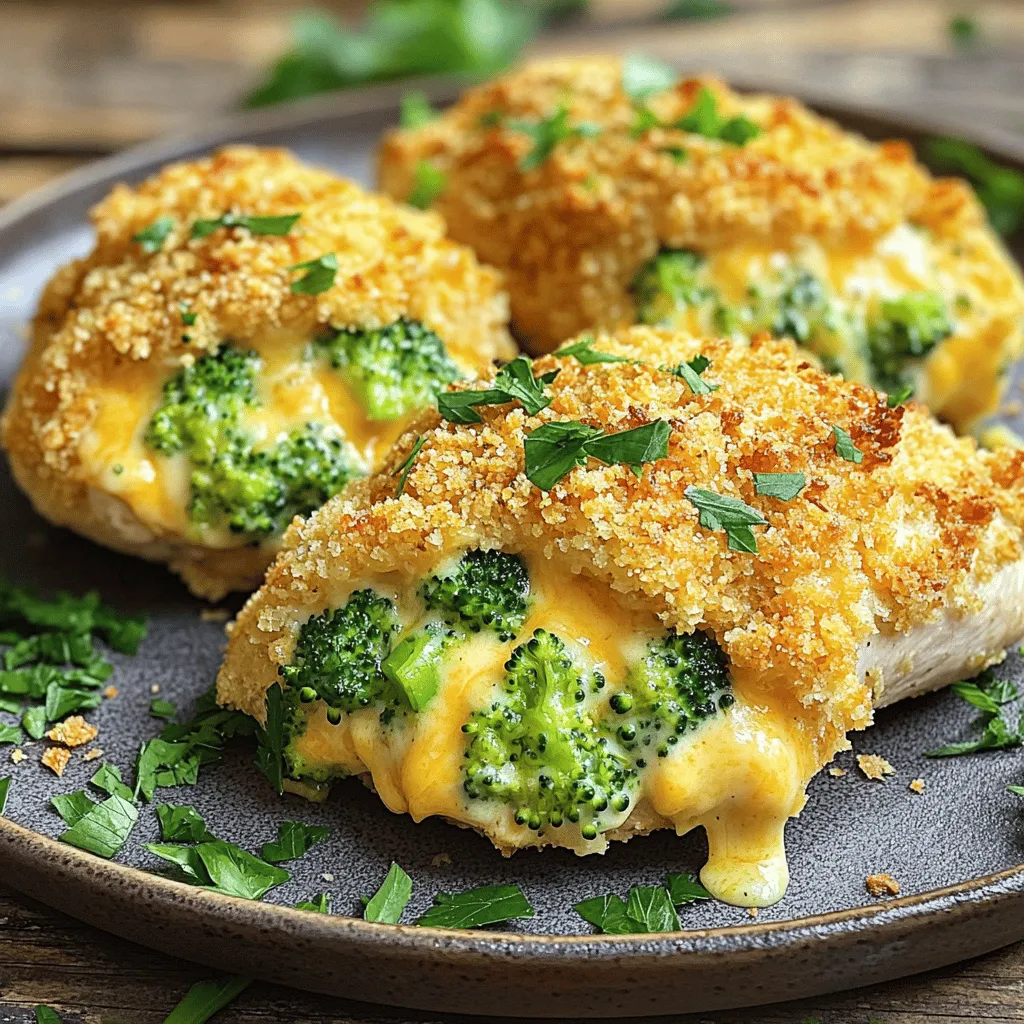 Broccoli Cheddar Stuffed Chicken Flavorful and Simple Dish