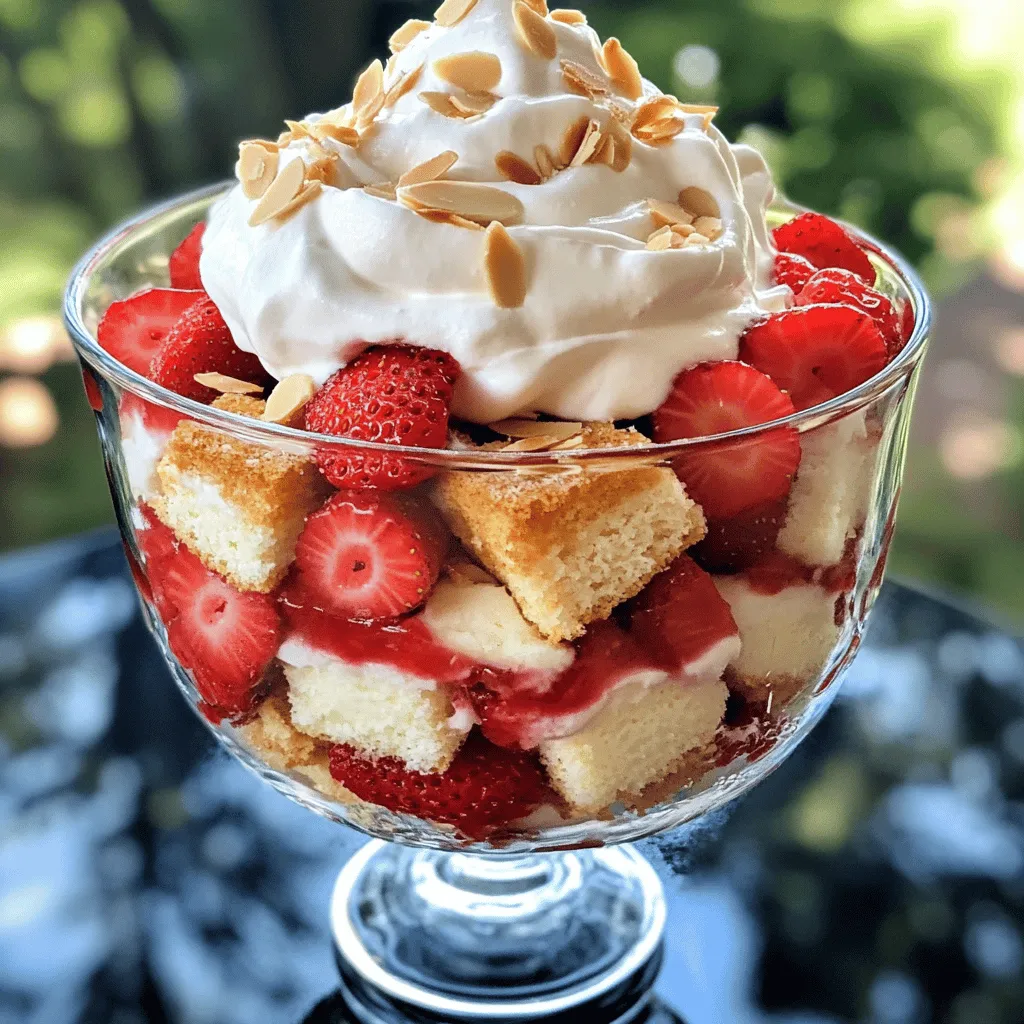 Strawberry Shortcake Trifle Delightful Layered Dessert