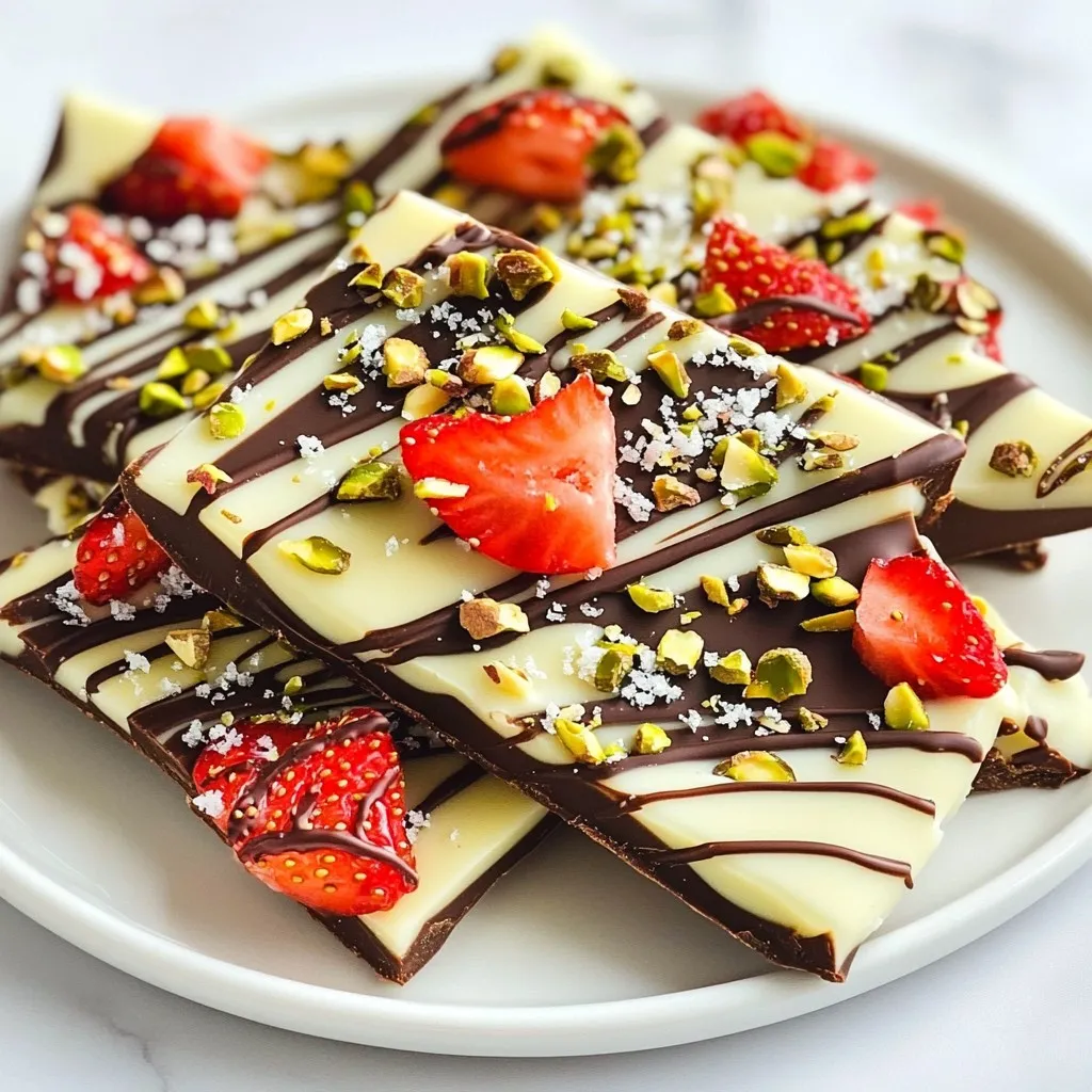 Chocolate Covered Strawberry Bark Delightful Treat