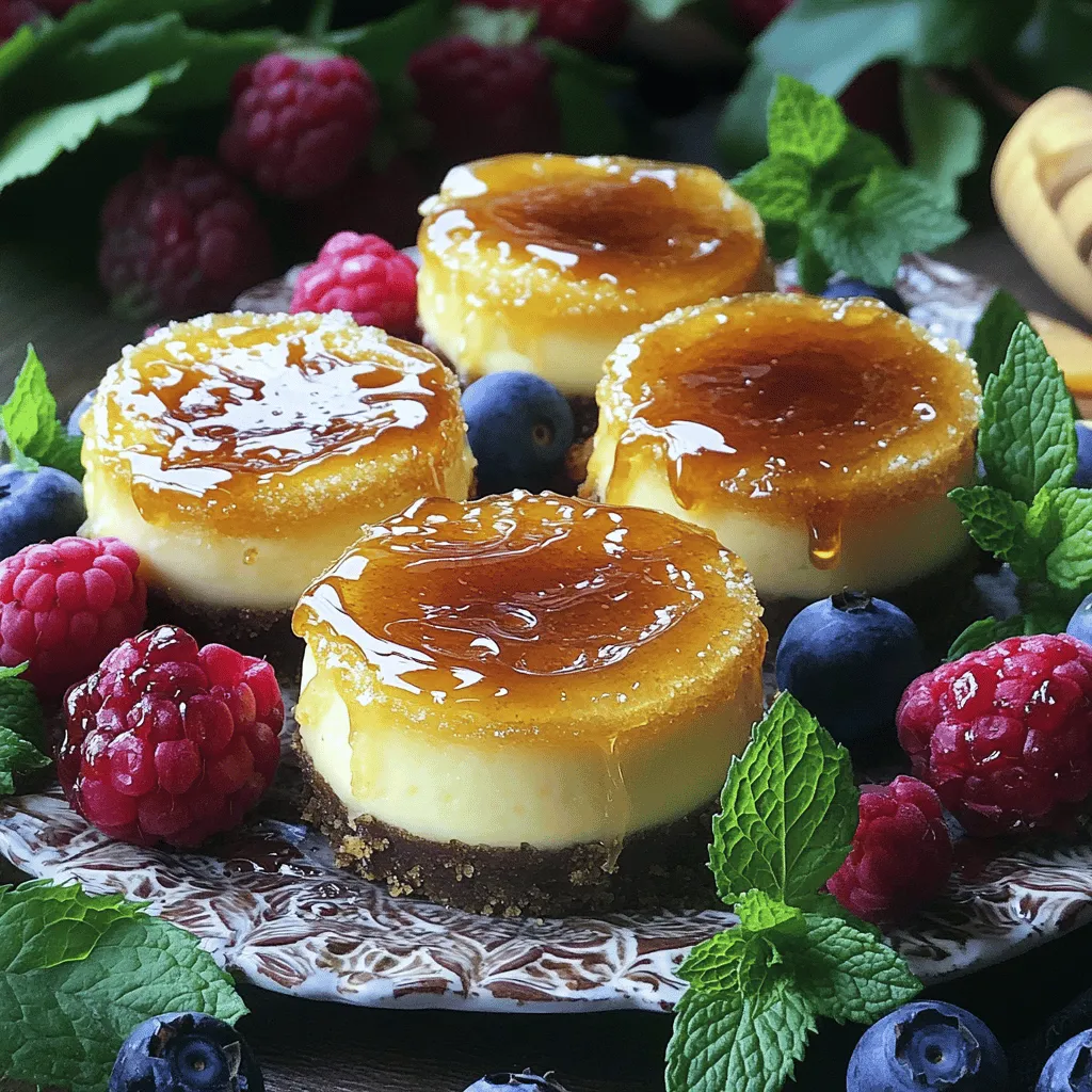 Mini Crème Brûlée Cheesecakes Recipe Deliciously Simple