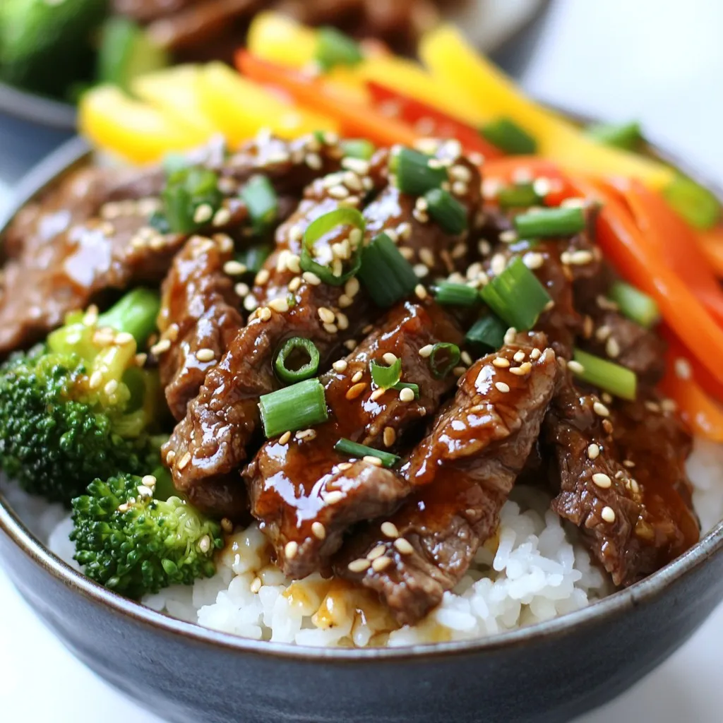 Beef Bulgogi Bowls Flavorful and Easy Meal Idea