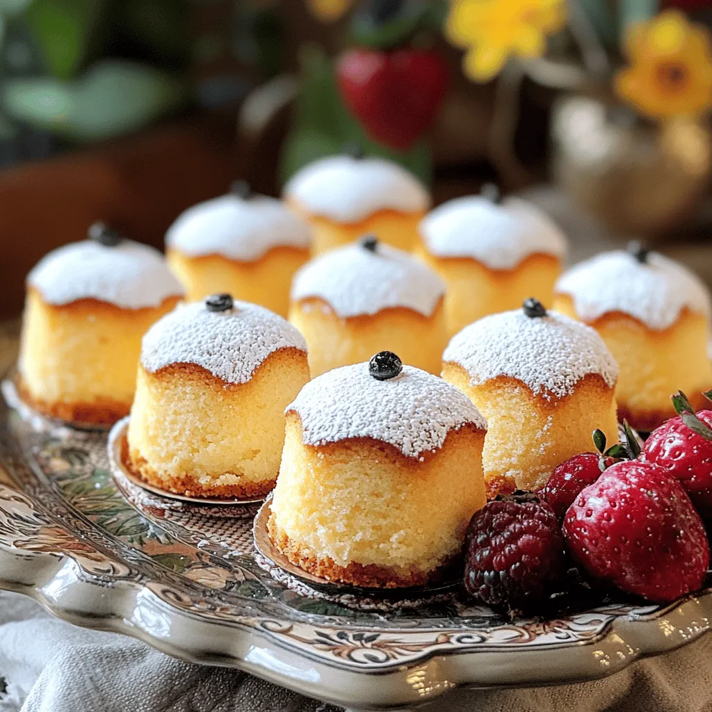 Mini Vanilla Pound Cakes Irresistible and Easy Recipe