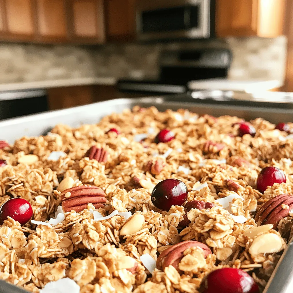 Maple Pecan Granola Clusters Crunchy and Healthy Snack