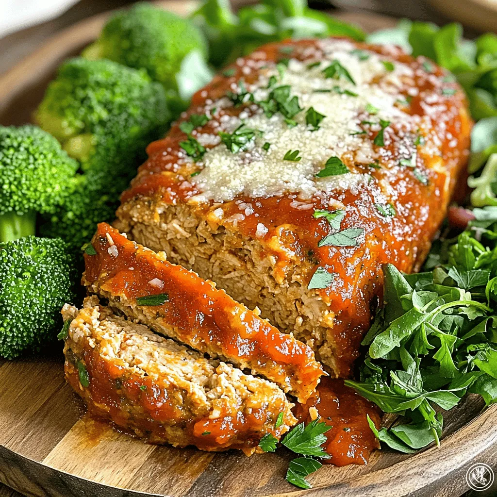 Melt-in-Your-Mouth Garlic Parmesan Chicken Meatloaf Recipe