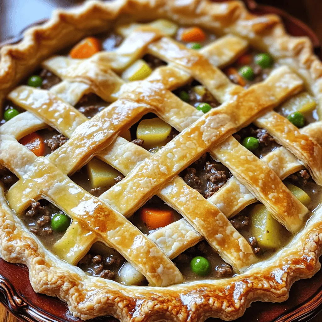 Savory Beef Pot Pie Easy and Comforting Recipe