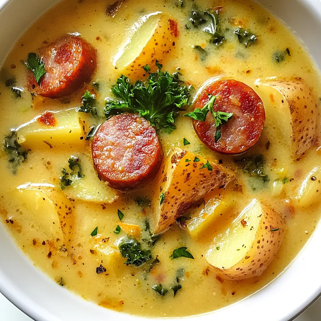 Kielbasa Potato Soup Hearty and Flavorful Comfort Dish