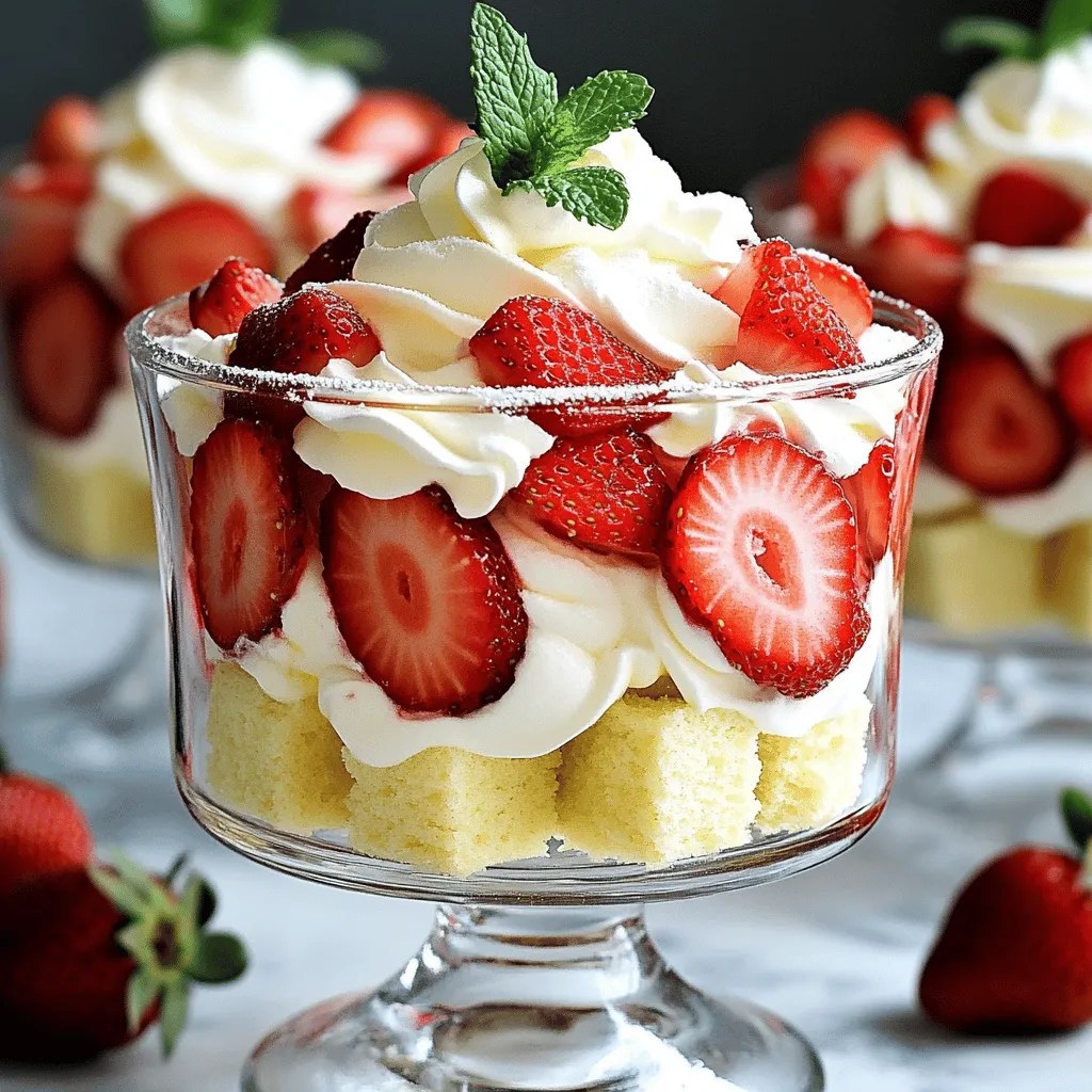Strawberry Shortcake Trifle Delightful Layered Treat