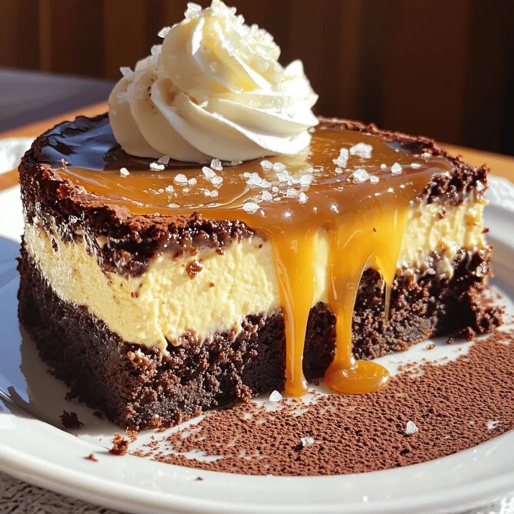 Caramel Brownie Cheesecake Irresistible Layered Delight