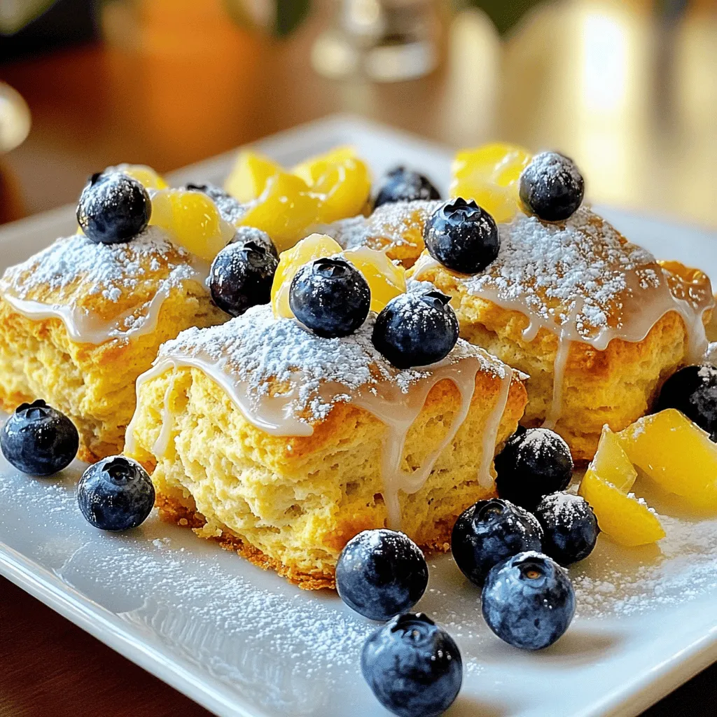 Blueberry Lemon Scones Delightful and Easy Recipe