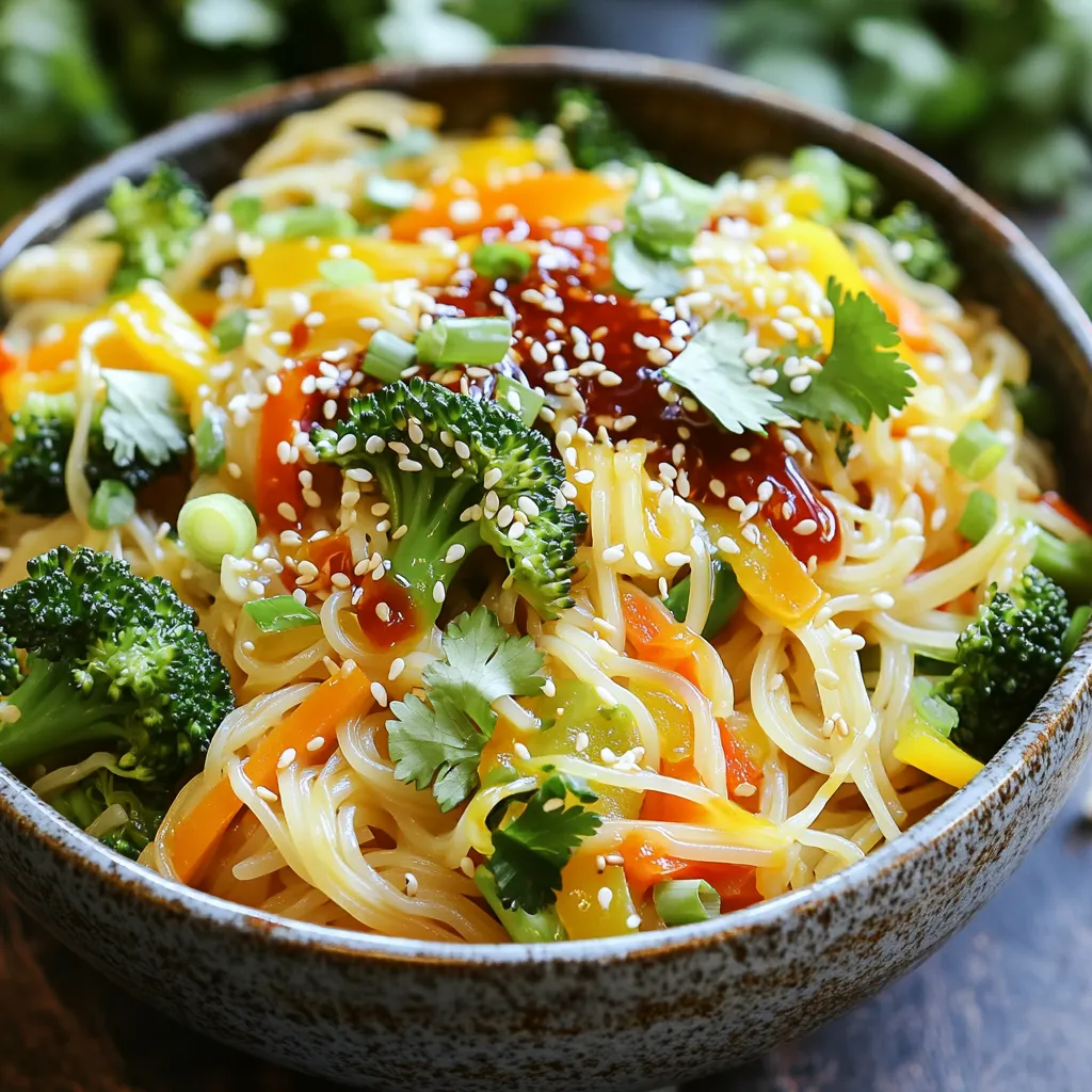 Spicy Garlic Noodle Bowls 15 Minutes Quick and Easy