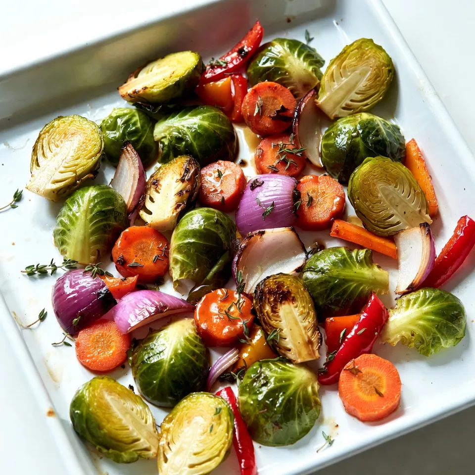 Maple Dijon Roasted Vegetables Flavorful and Simple Dish