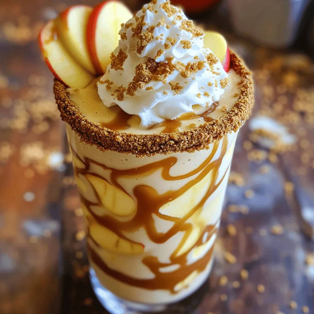 Irresistible Caramel Apple Pie Milkshake Recipe Delight