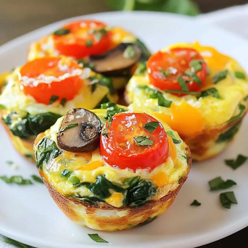 Veggie Packed Egg Muffins Healthy Breakfast Option
