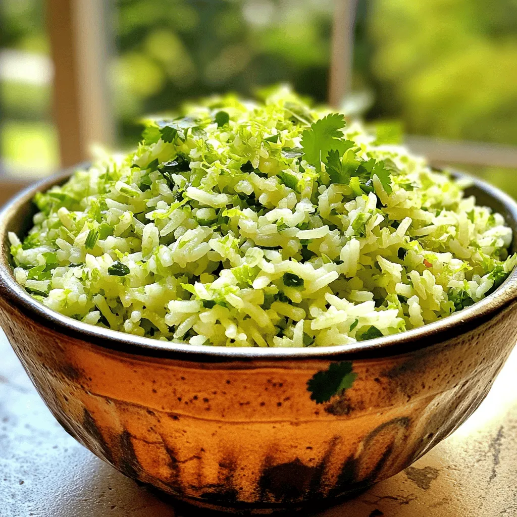 Cilantro Lime Rice Flavorful Dish for Any Meal