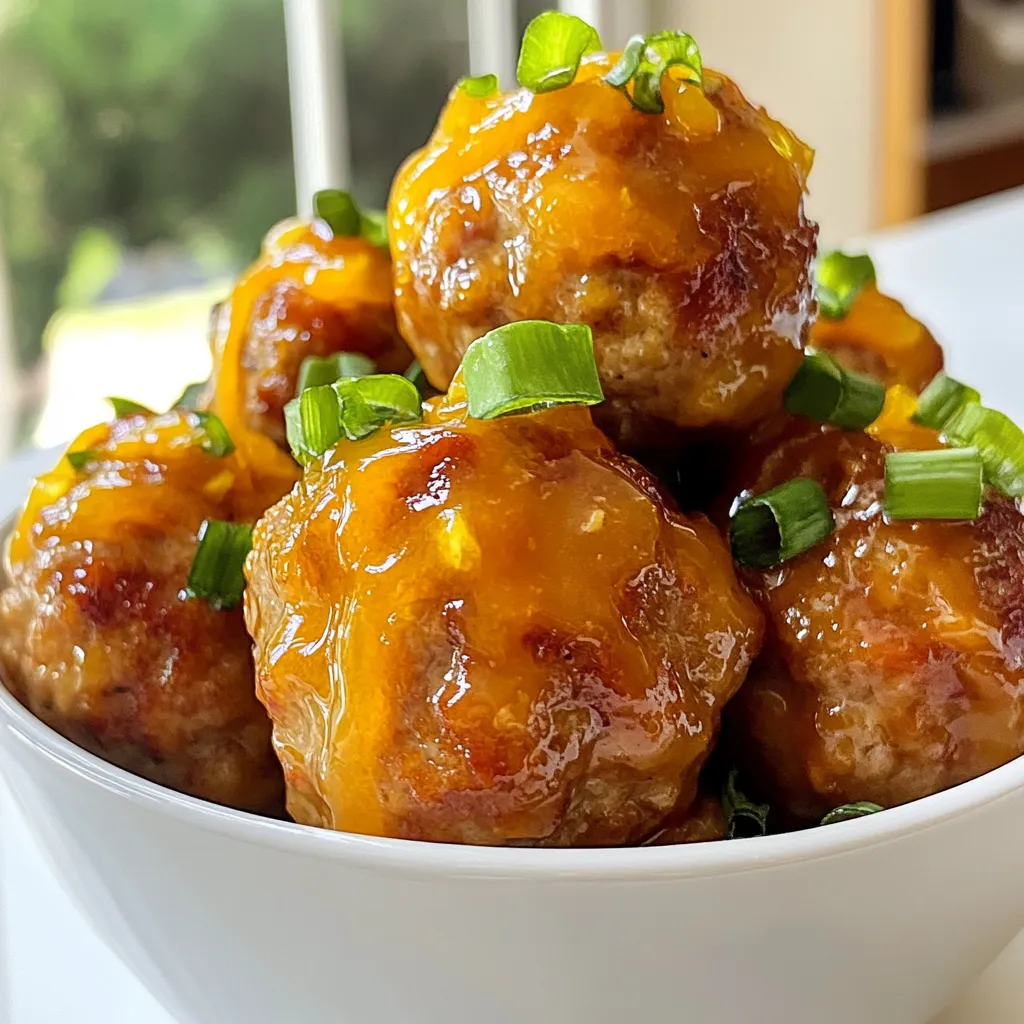 Orange Glazed Turkey Meatballs Tasty and Simple Dish
