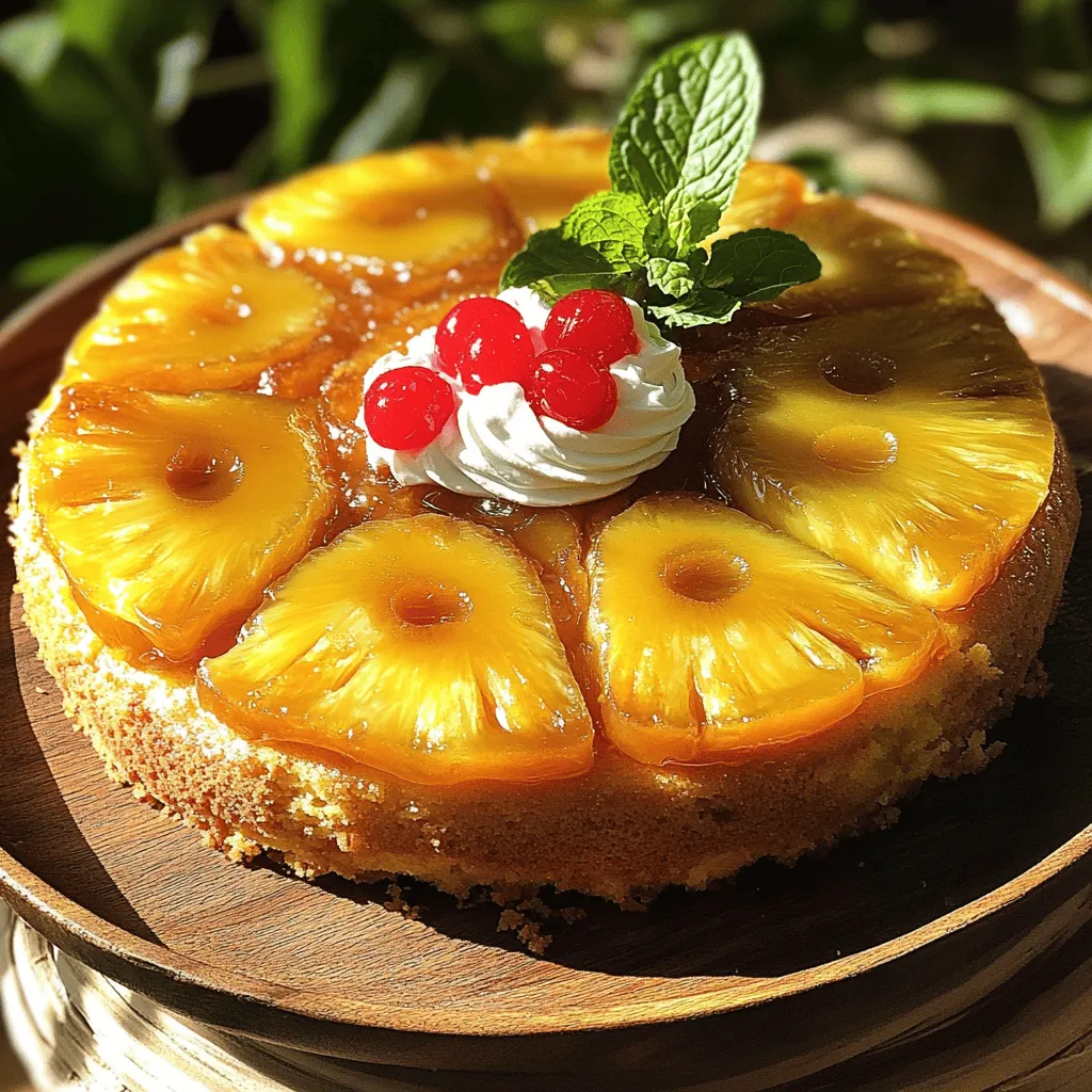Old Fashioned Pineapple Upside-Down Cake Delight