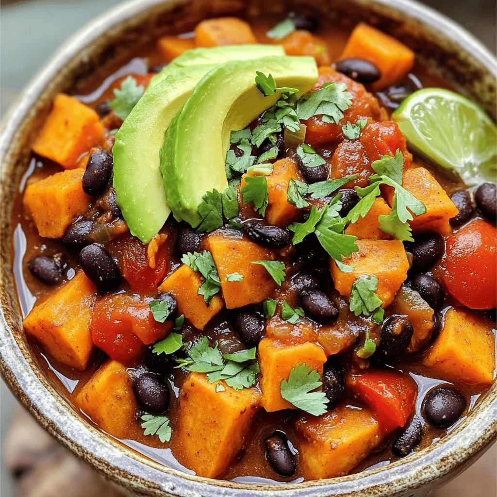 Tasty Sweet Potato Black Bean Chili Easy Recipe