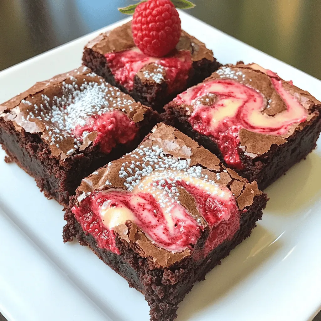 Raspberry Cheesecake Swirl Brownies Irresistible Treat