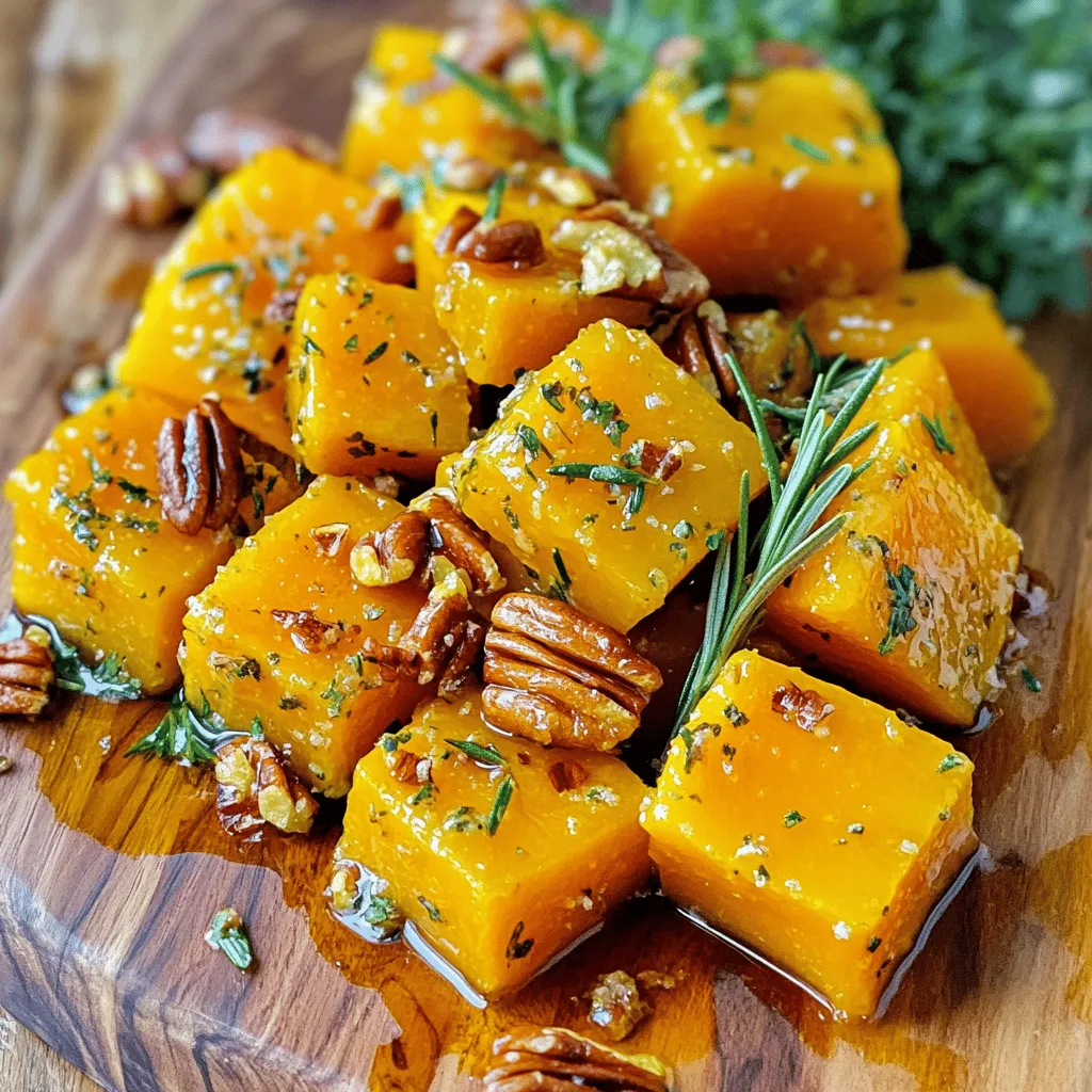 Herb Roasted Butternut Squash Flavorful Side Dish