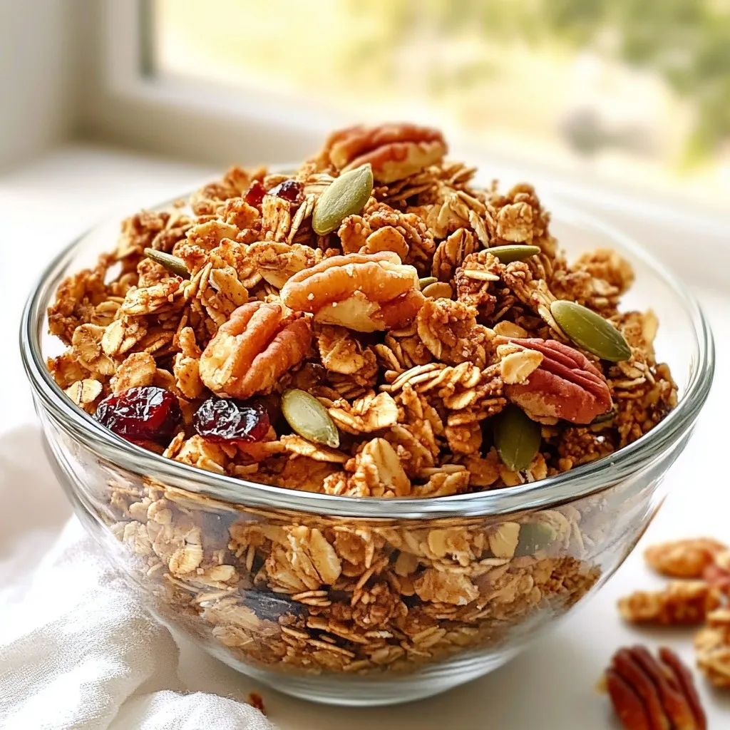 Maple Pecan Granola Clusters Simple and Tasty Snack