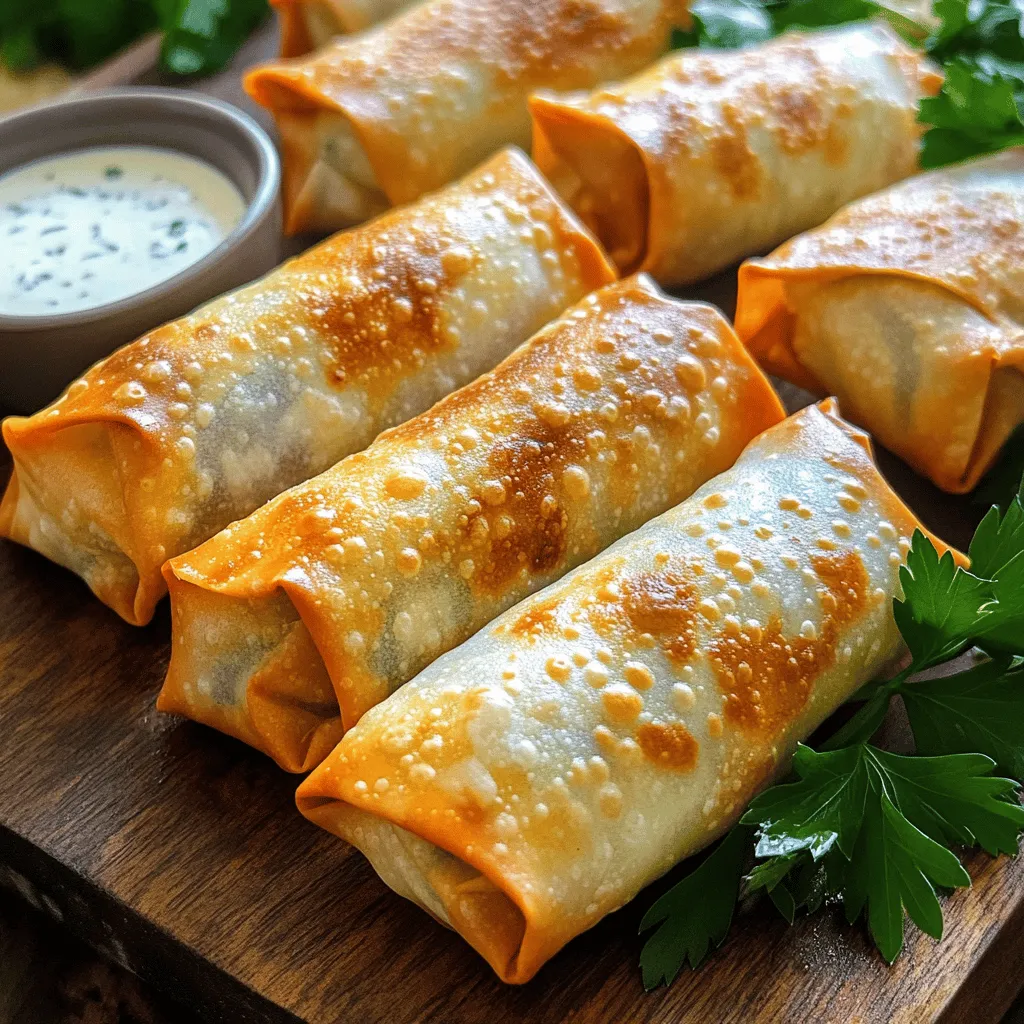 Air fryer pickle egg rolls blend savory flavors with a fun crunch. They are a unique twist on classic egg rolls. The filling combines cream cheese, cheddar cheese, and dill pickles. This mix gives each bite a tangy and creamy taste. You can serve them as a snack or an appetizer.