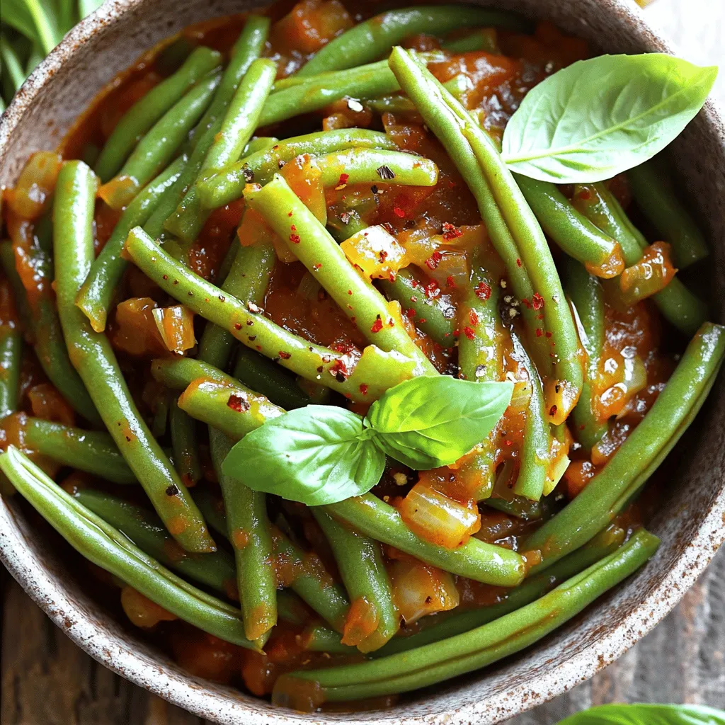 Green Beans in Tomato Sauce Simple and Flavorful Dish