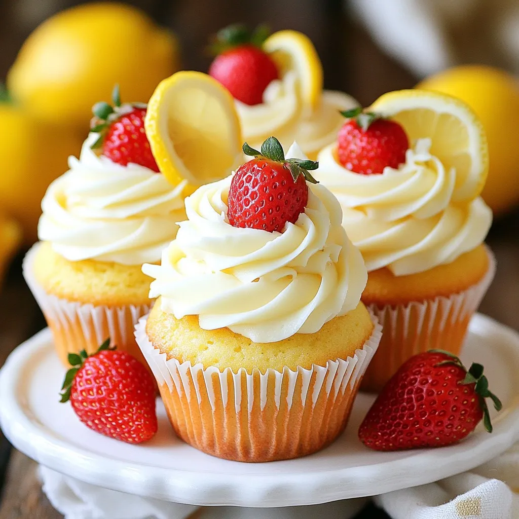 Strawberry Lemonade Cupcakes Delightful Summer Treat