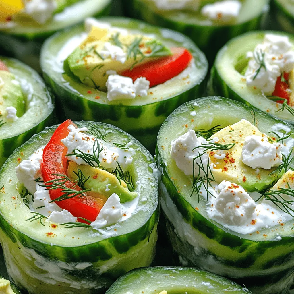 Cucumber Feta Wraps Simple and Fresh Delight