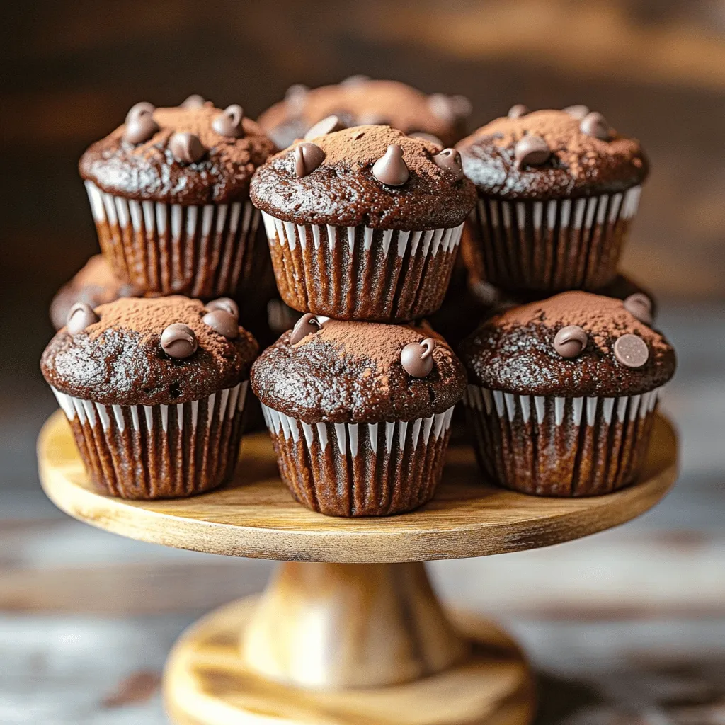 Healthy chocolate mini muffins are small, tasty bites that pack a flavor punch. They are perfect for snacks or gatherings. You can enjoy these muffins without guilt. Each muffin is made with simple, healthy chocolate muffin ingredients. You get whole wheat flour, cocoa powder, and Greek yogurt. These ingredients give you fiber and protein.