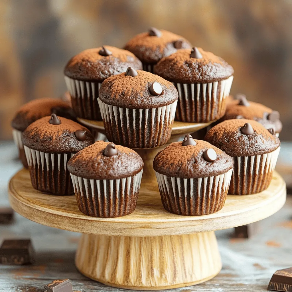 Healthy Chocolate Mini Muffins Tasty and Simple Snack
