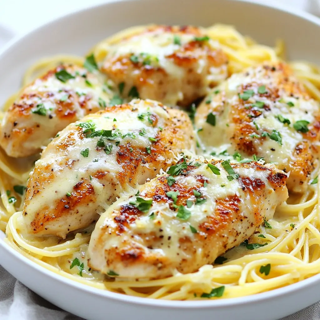 Instant Pot Creamy Garlic Parmesan Chicken Delight