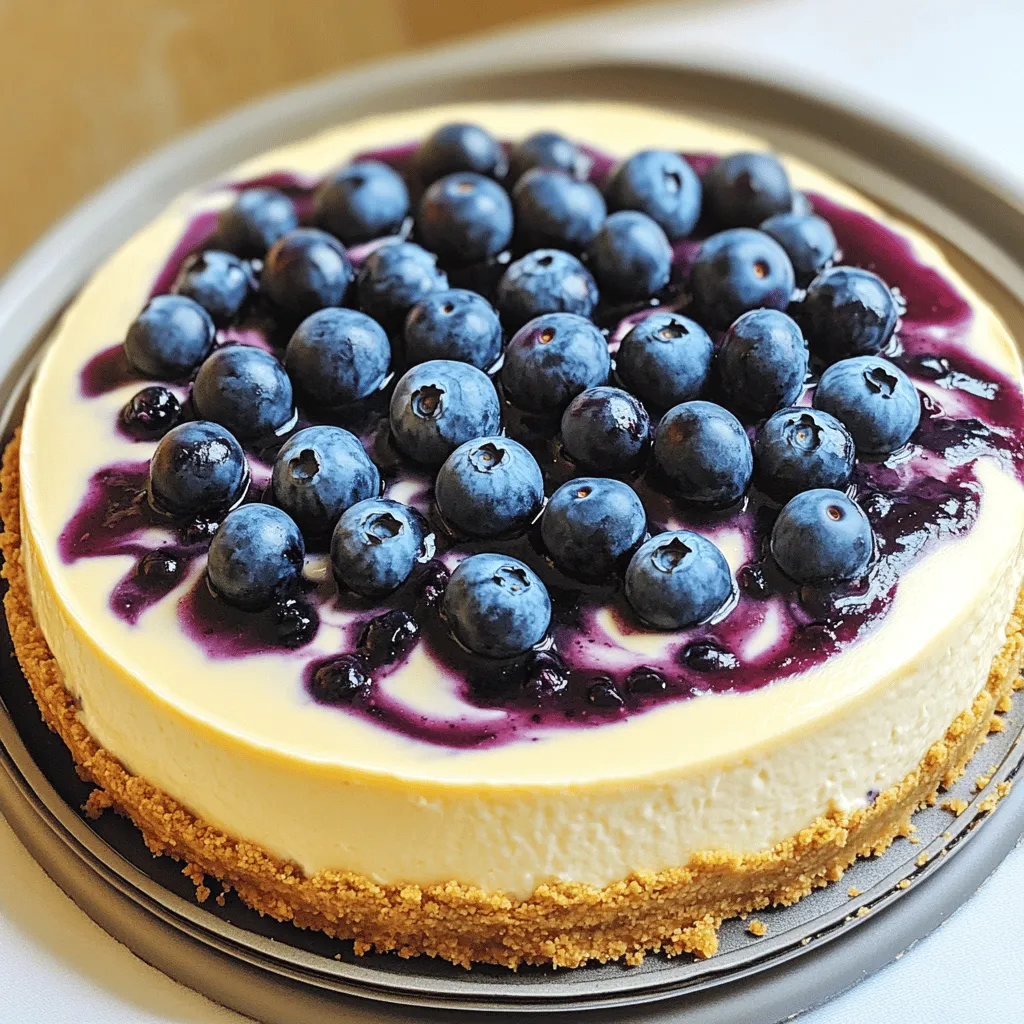 No-Bake Blueberry Cheesecake Simple and Delicious Treat